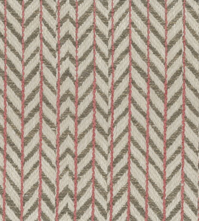 Fairford Fabric by Nina Campbell Taupe/Coral