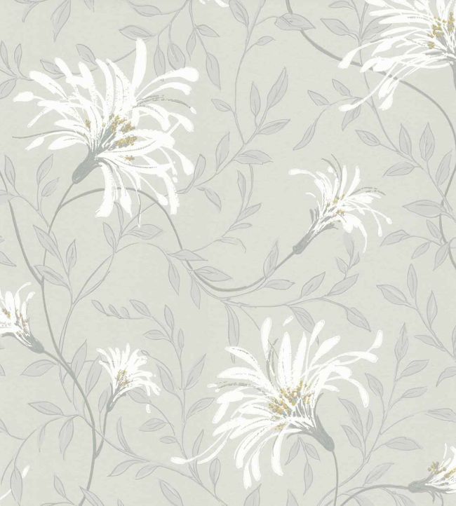 Fairhaven Wallpaper by 1838 Wallcoverings Grey Yellow