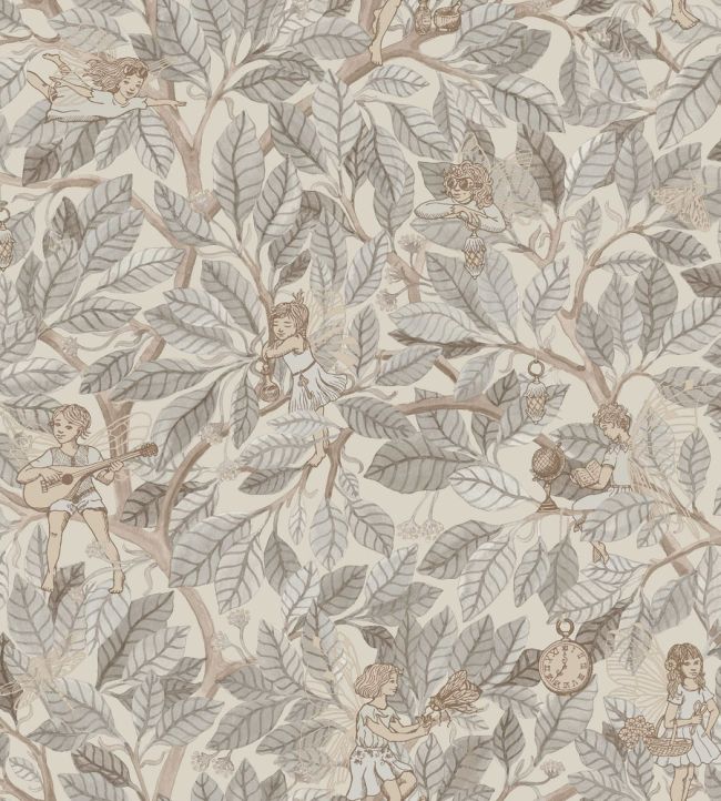 Fairies Wallpaper by Borastapeter Beige