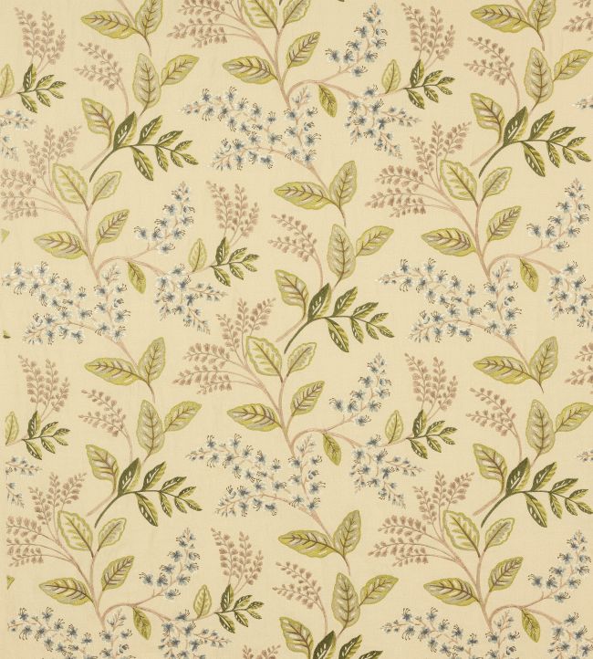 Fairlight Fabric by Colefax and Fowler Blue/Leaf