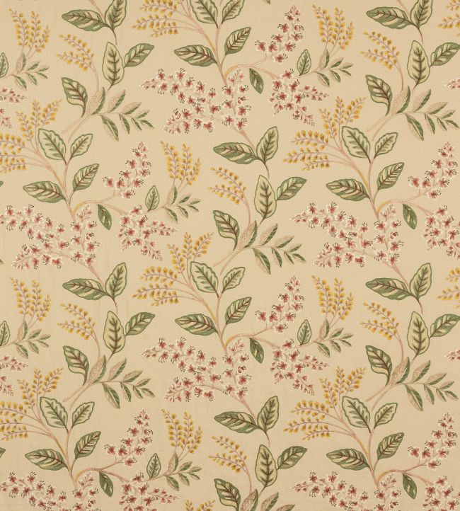 Fairlight Fabric by Colefax and Fowler Red/Green