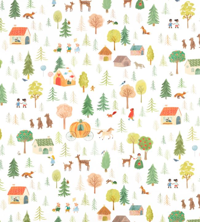Fairytale Forest Fabric by Villa Nova Green