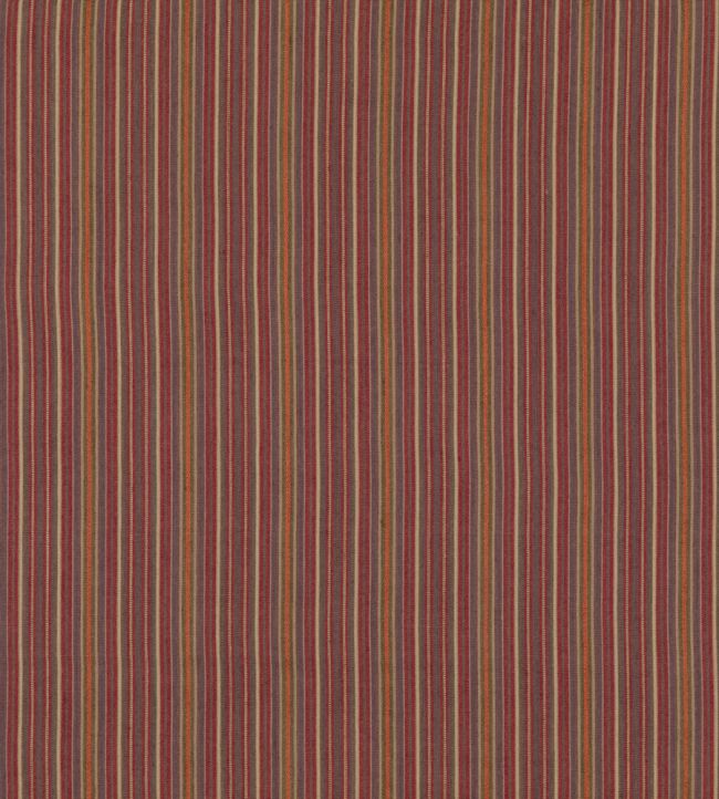 Falconer Stripe Fabric by Mulberry Home Plum