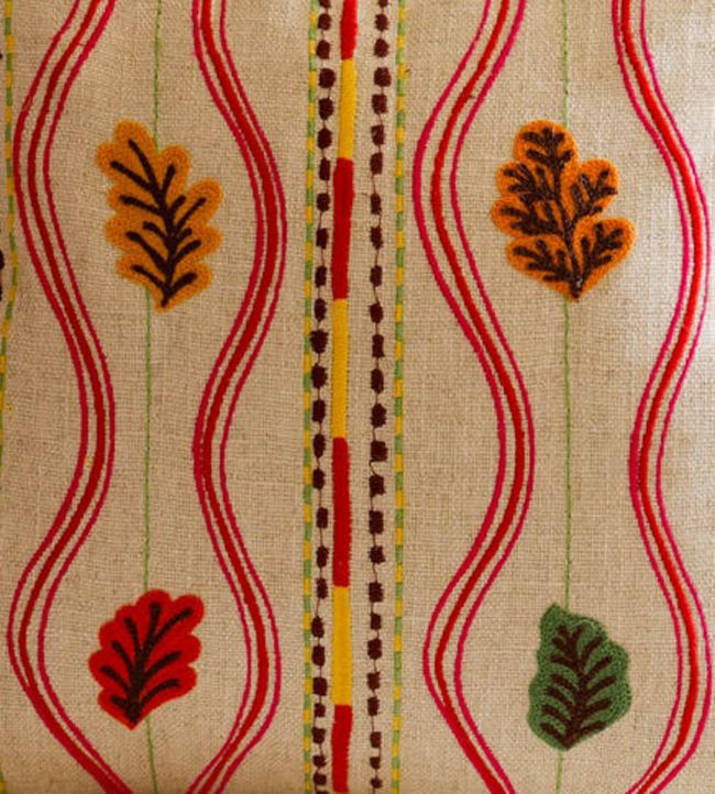 Falling Leaves Fabric by Andrew Martin Multi