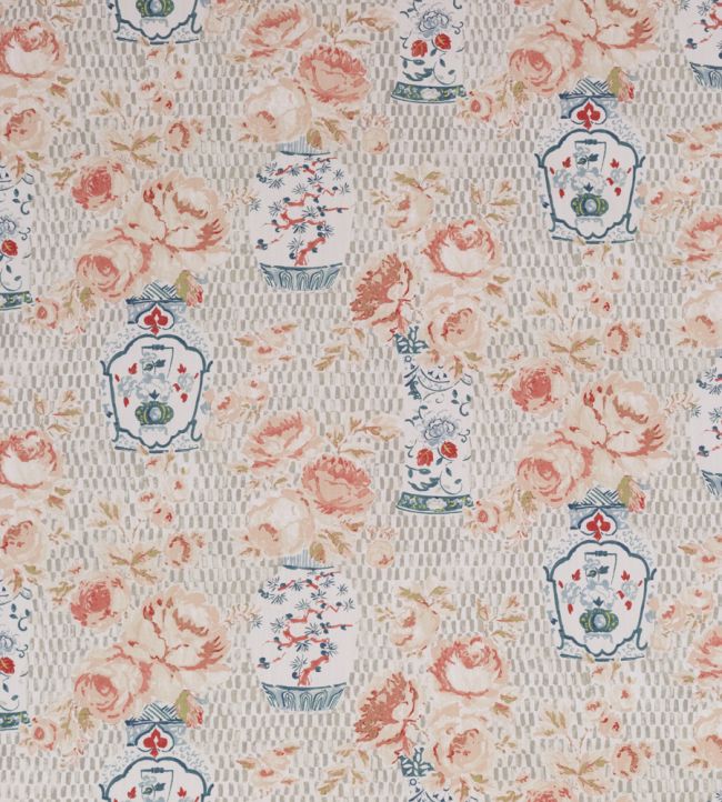 Famille Rose Fabric by Madeaux 02 Rose
