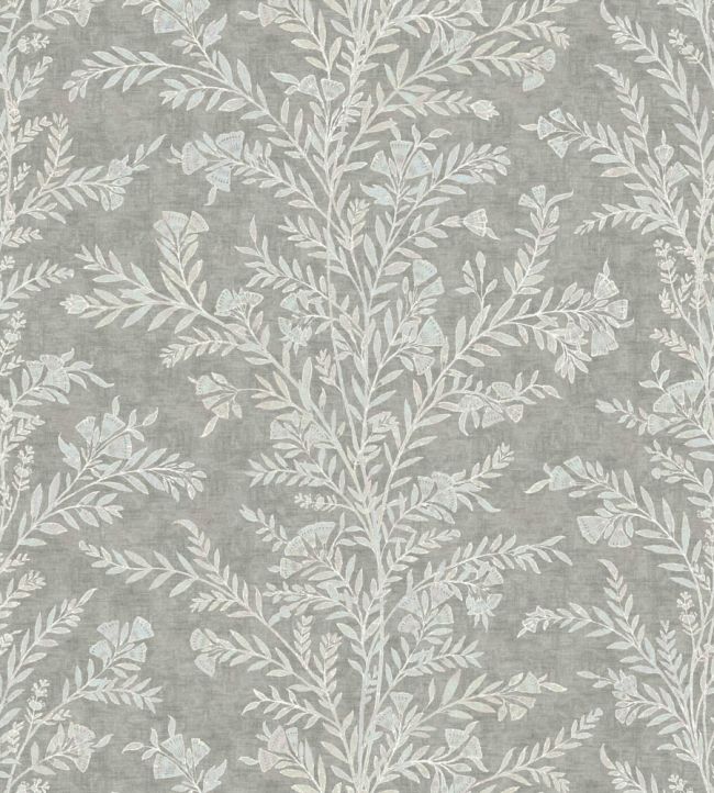 Fan Flower Wallpaper by Lewis & Wood Opal