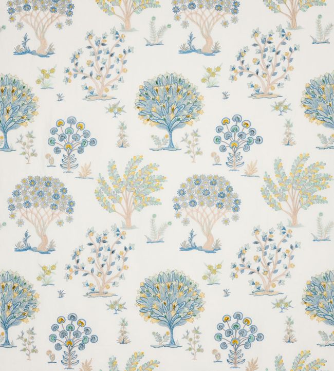 Fantasia Fabric by Jane Churchill Blue/Yellow