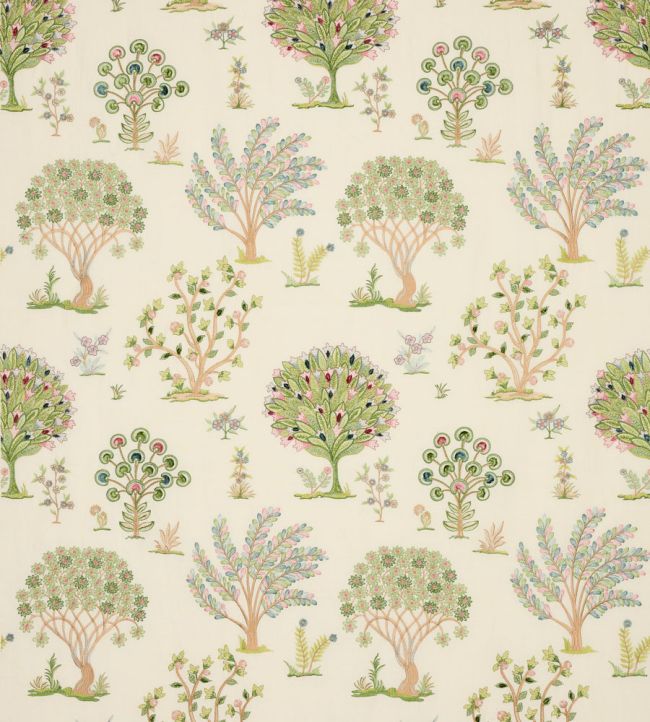 Fantasia Fabric by Jane Churchill Pink/Green