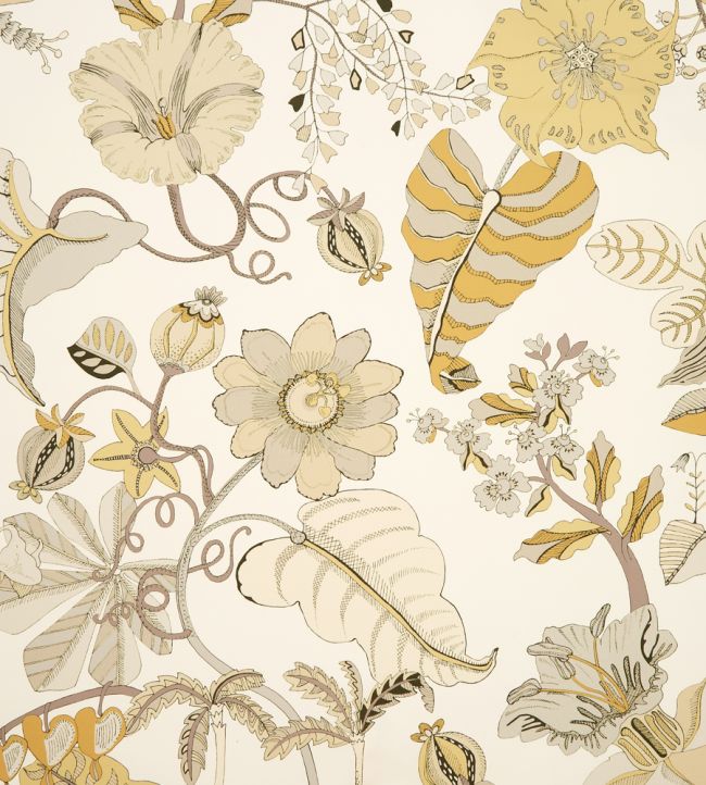 Fantasia Jungle in Easton Fabric by Liberty Pewter