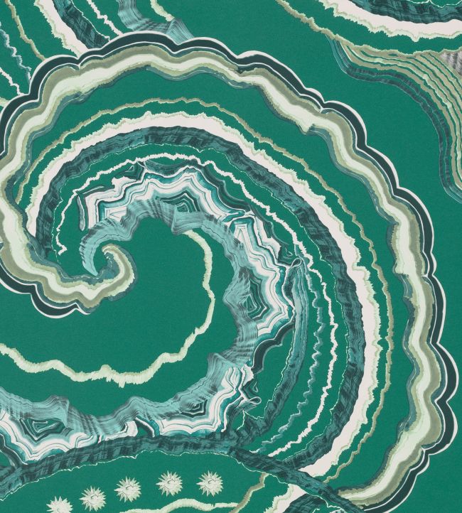 Fantasia Wallpaper by Romo Malachite