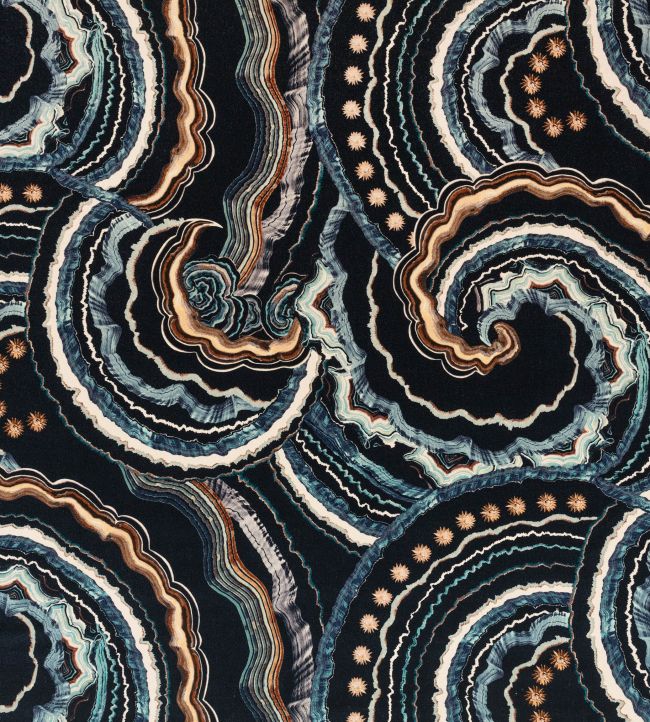 Fantasia Velvet Fabric by Romo Eclipse