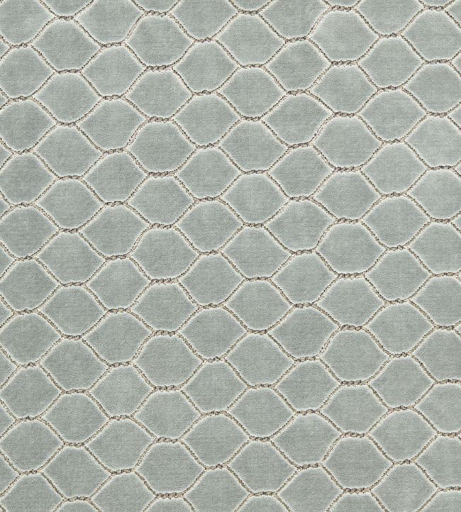Faraday Velvet Fabric by Sanderson Porcelain