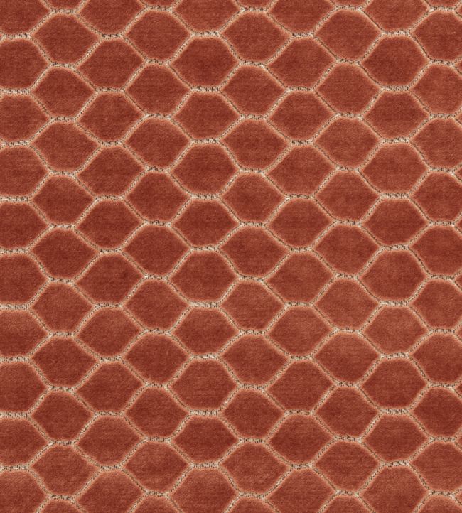 Faraday Velvet Fabric by Sanderson Sandstone