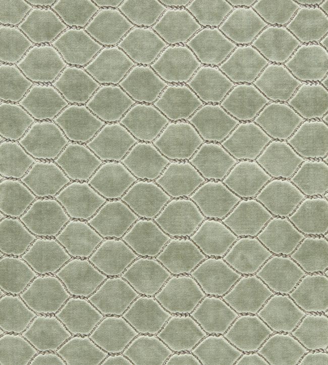 Faraday Velvet Fabric by Sanderson Smog Blue