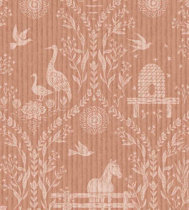 Homestead Wallpaper by Eijffinger Orange