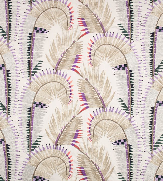 Farrah Fabric by Romo Lilac Ash