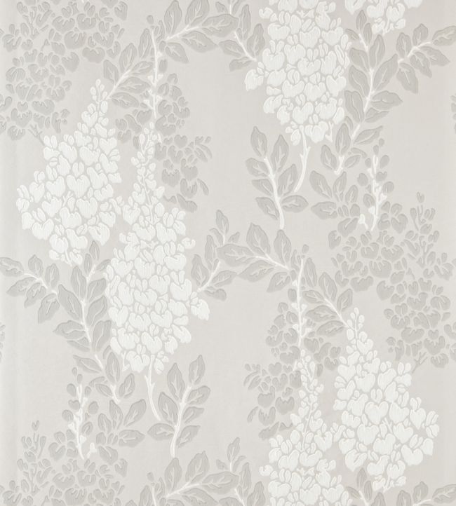 Wisteria Wallpaper by Farrow & Ball Skimming Stone