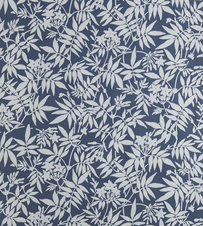 Jasmine Wallpaper by Farrow & Ball Stiffkey Blue