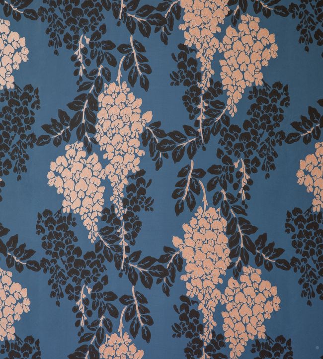 Wisteria Wallpaper by Farrow & Ball Stiffkey Blue