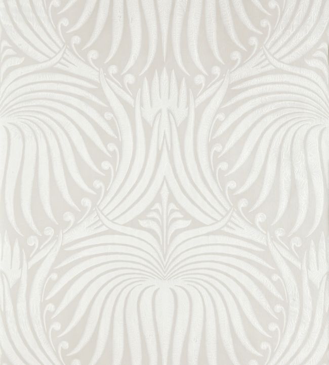 Lotus Wallpaper by Farrow & Ball Skimming Stone / Pointing