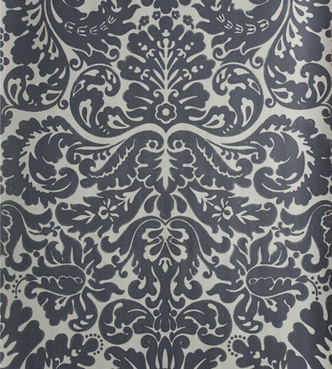 Silvergate Wallpaper by Farrow & Ball Off-Black