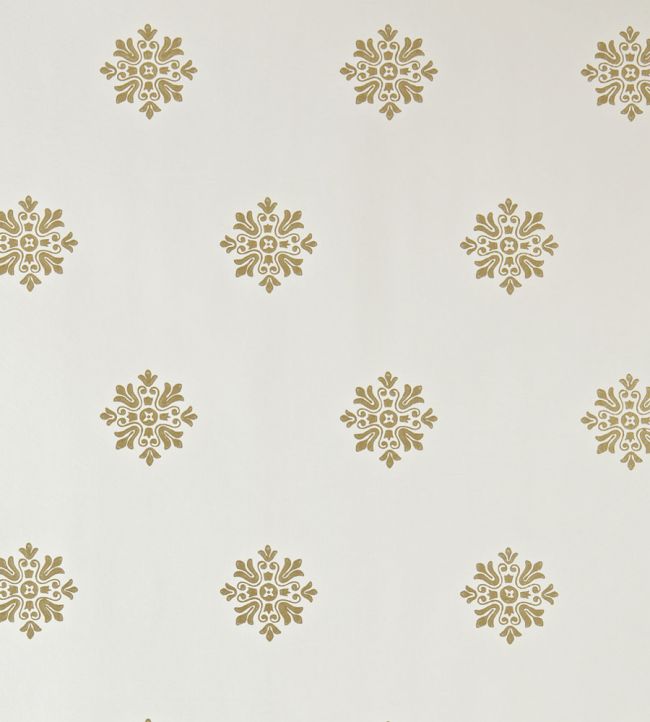 Brockhampton Star Wallpaper by Farrow & Ball White Tie