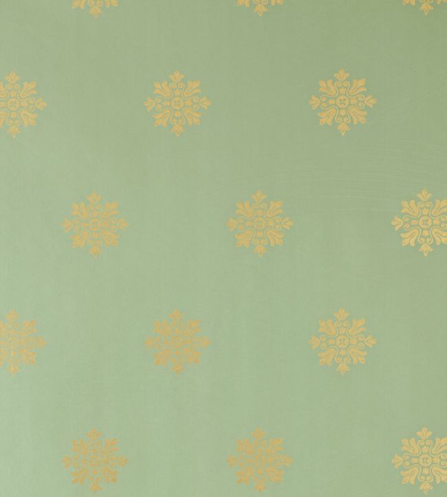 Brockhampton Star Wallpaper by Farrow & Ball Calke Green