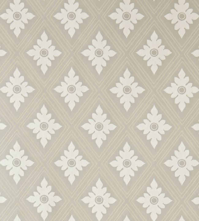 Ranelagh Wallpaper by Farrow & Ball Light Gray