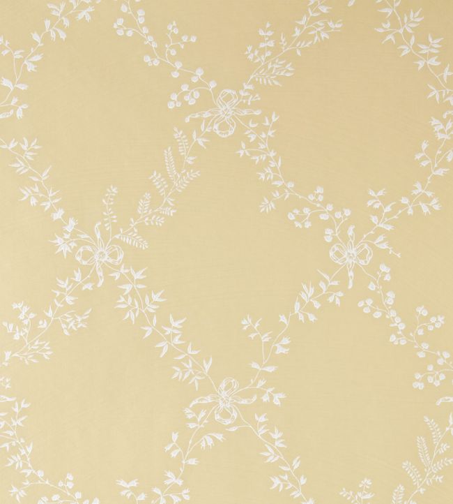 Toile Trellis Wallpaper by Farrow & Ball Dorset Cream