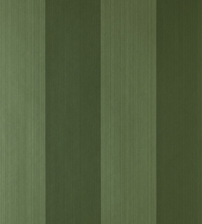 Broad Stripe Wallpaper by Farrow & Ball Calke Green
