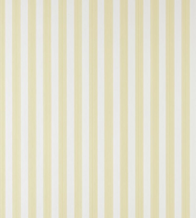 Closet Stripe Wallpaper by Farrow & Ball Dayroom Yellow