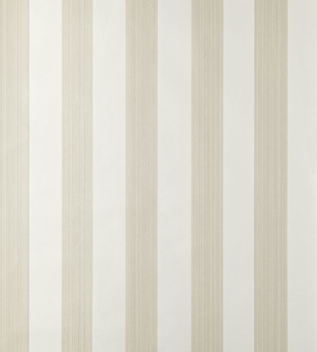 Five Over Stripe Wallpaper by Farrow & Ball Skimming Stone