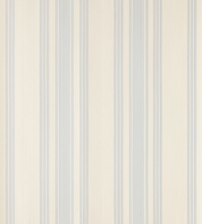 Tented Stripe Wallpaper by Farrow & Ball Old White