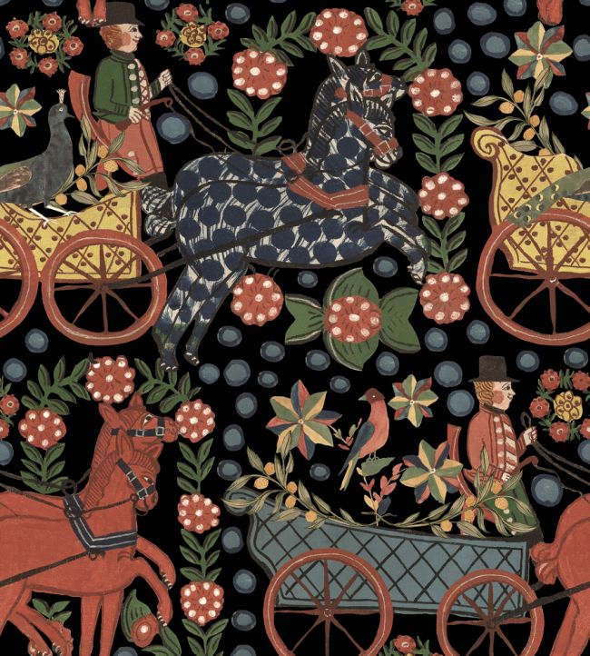 Fasnacht Wallpaper by MINDTHEGAP Anthracite