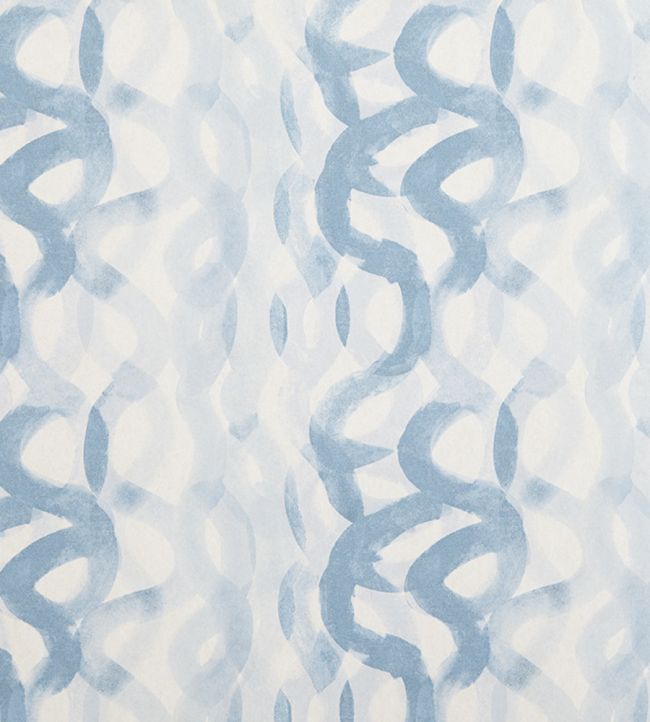 Fathom Wallpaper by Christopher Farr Cloth Cobalt