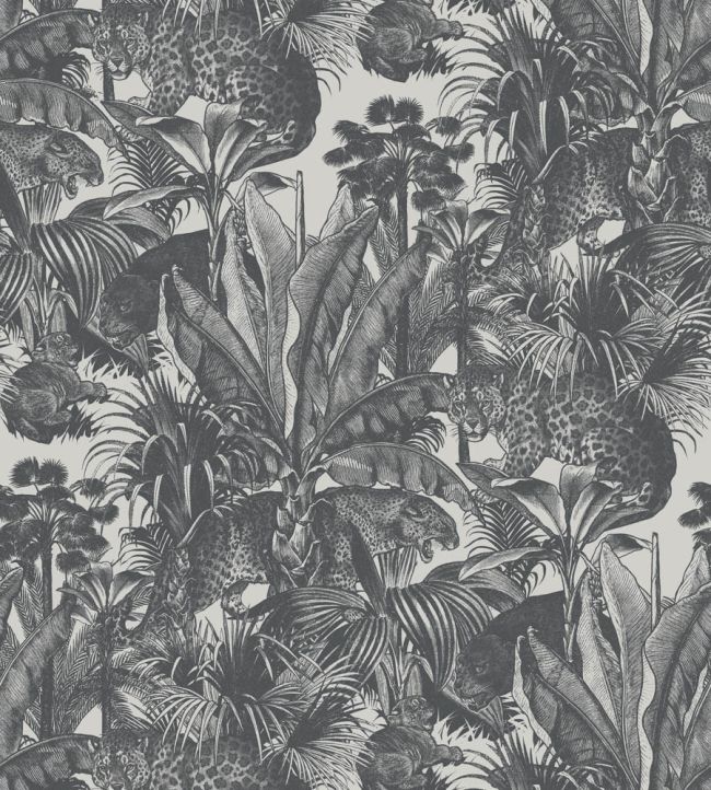 Faunacation Wallpaper by Divine Savages Monochrome