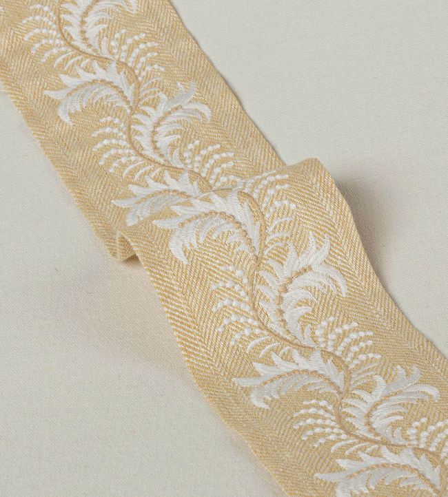 Feather Braid Trimming by Colefax and Fowler Yellow