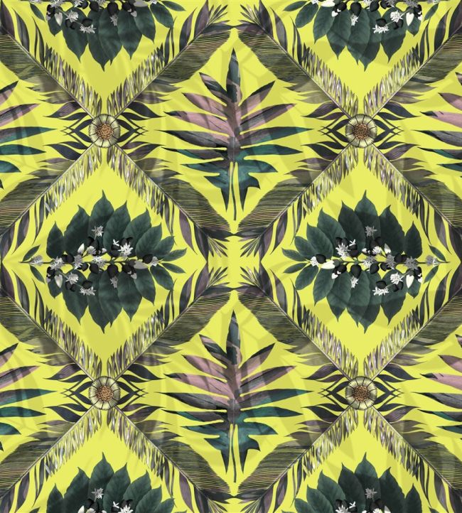 Feather Park Soft Fabric by Christian Lacroix Iris