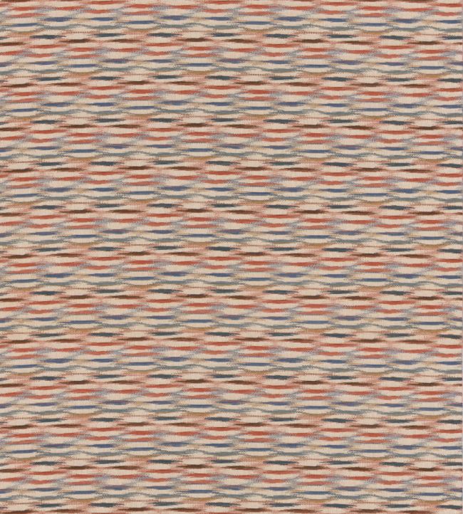 Felbrigg Fabric by Mulberry Home Red/Blue