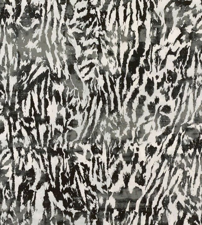 Feline Fabric by Schumacher Obscura