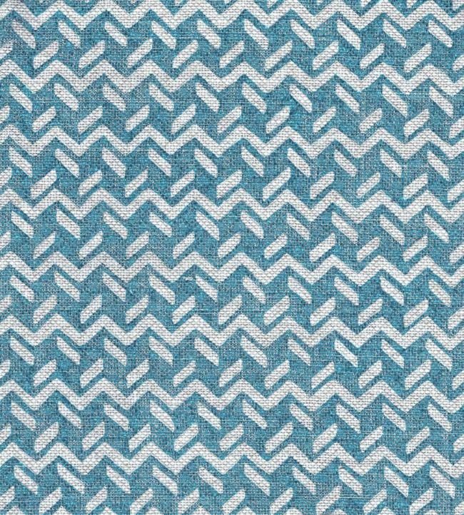 Chiltern Fabric by Fermoie Sea Blue