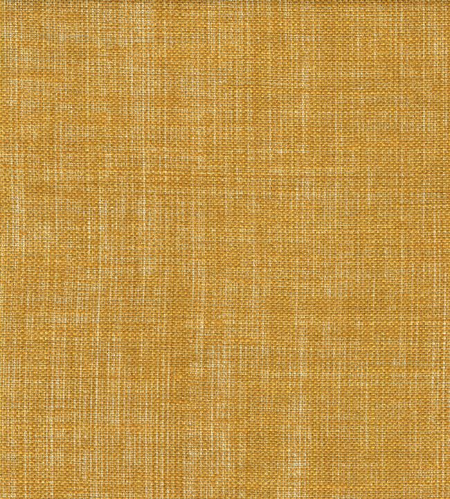 Plain Linen Fabric by Fermoie Club Yellow