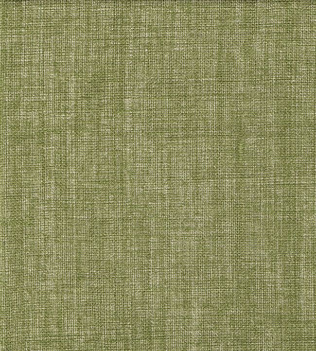 Plain Linen Fabric by Fermoie Green Velvet