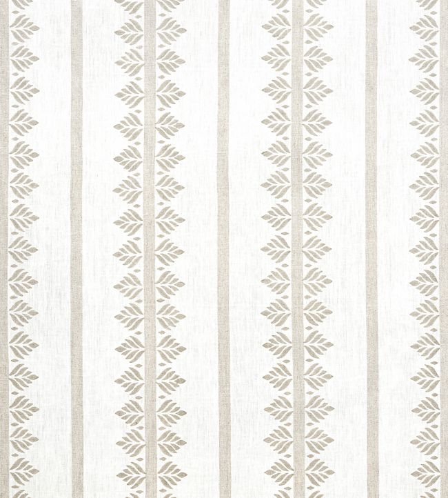 Fern Stripe Fabric by Anna French Beige