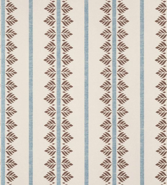 Fern Stripe Wallpaper by Anna French Brown/Slate