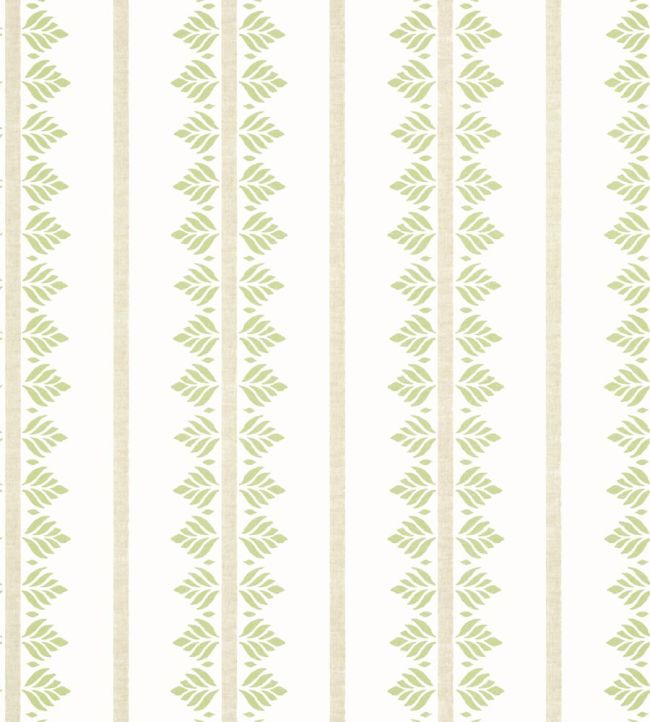 Fern Stripe Wallpaper by Anna French Green