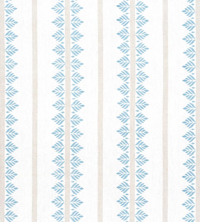 Fern Stripe Fabric by Anna French Spa Blue