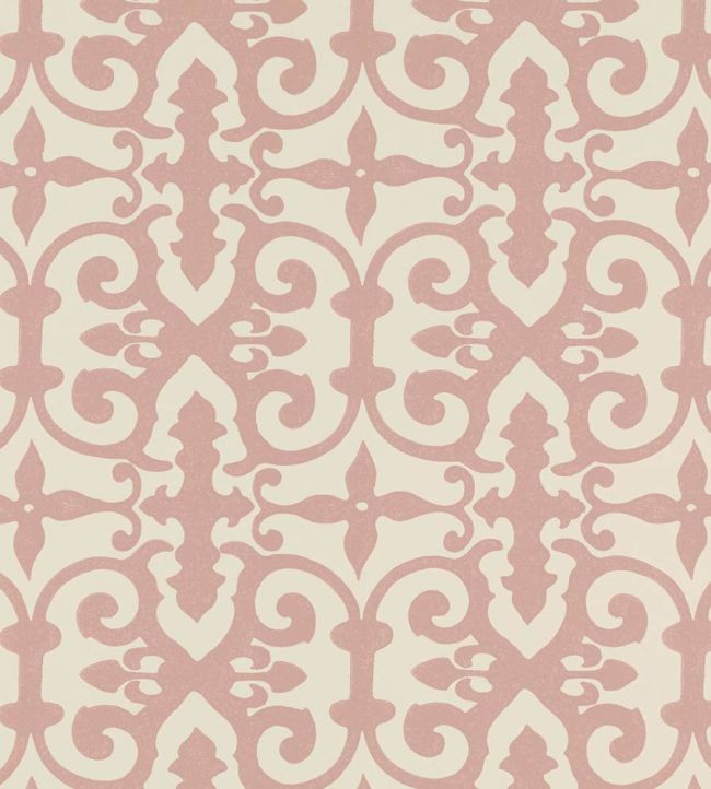 Ferne Park Wallpaper by Schumacher Pink
