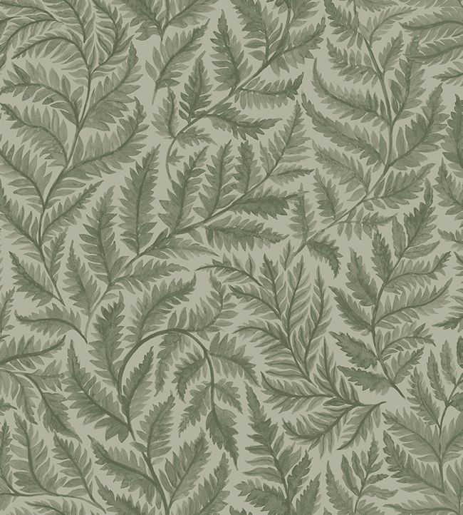 Ferns Wallpaper by Borastapeter Green