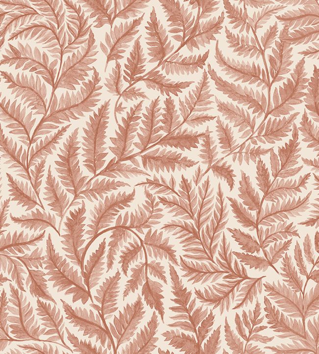 Ferns Wallpaper by Borastapeter Red